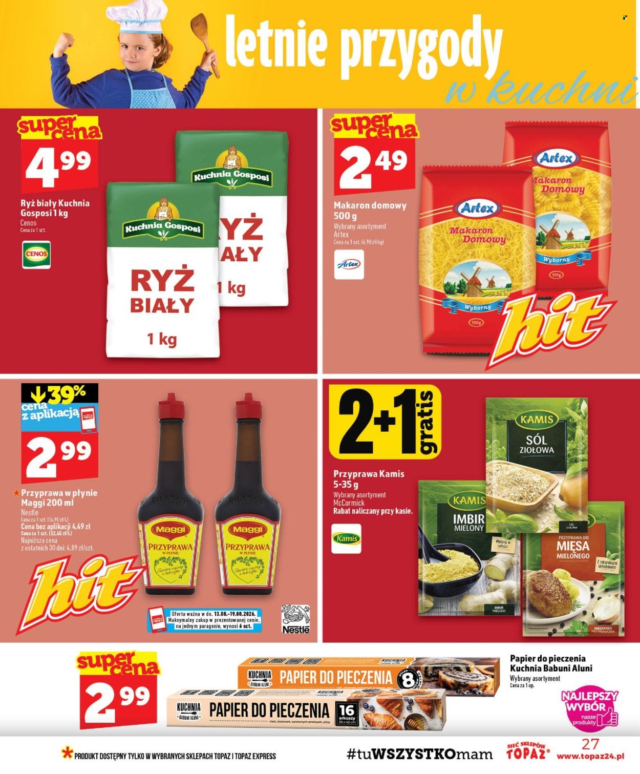 Gazetka TOPAZ - Od czwartku 13.08.2026