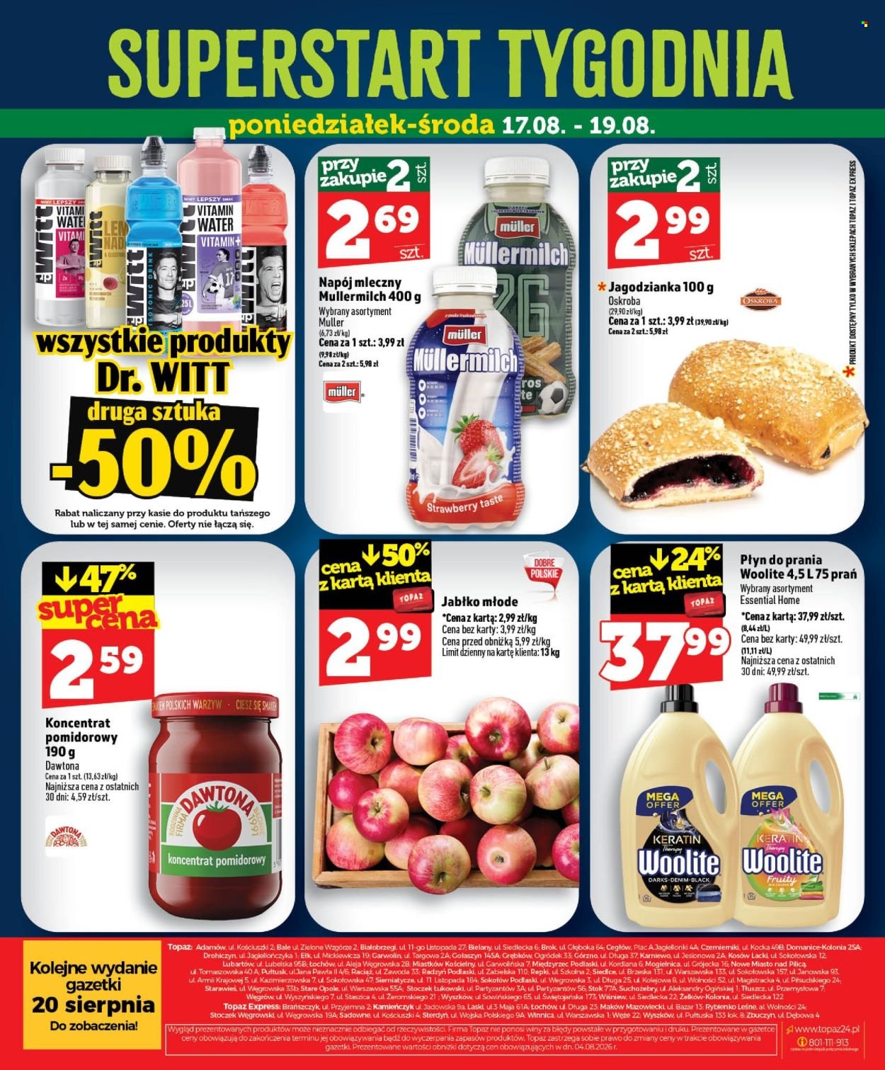 Gazetka TOPAZ - Od czwartku 13.08.2026