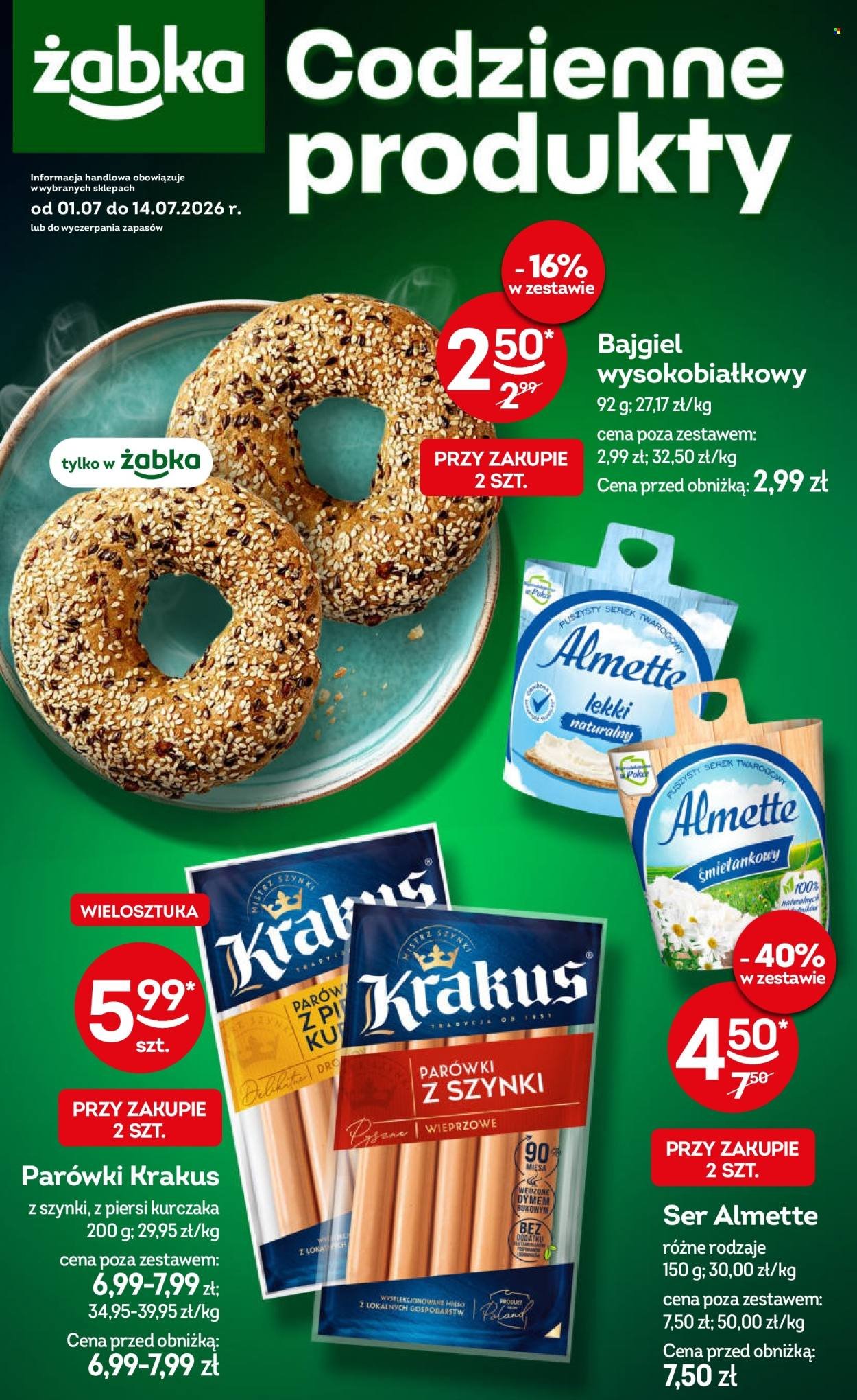 Gazetka ŻABKA - Od środy 1.07.2026