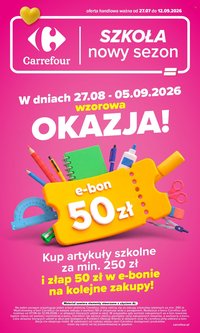 Gazetka CARREFOUR - Szkoła nowy sezon