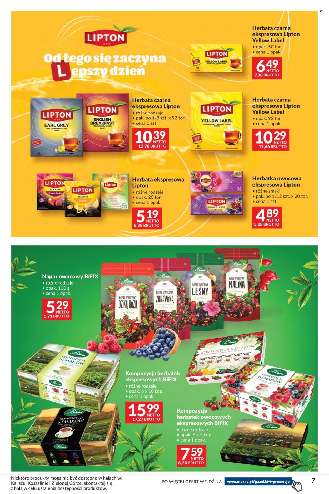 Gazetka MAKRO - Oferta Kawa Herbata