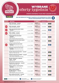 Gazetka MAKRO - Ulotka mięso - wybrane oferty tygodnia