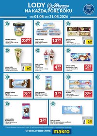 Gazetka MAKRO - Ulotka lody Unilever