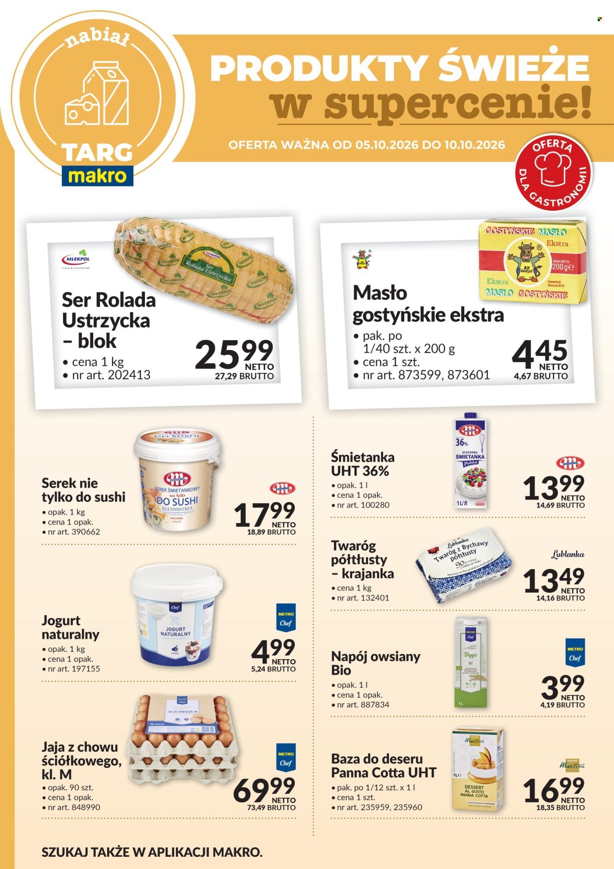 Gazetka MAKRO - Targ MAKRO - oferta świeża w super cenach!