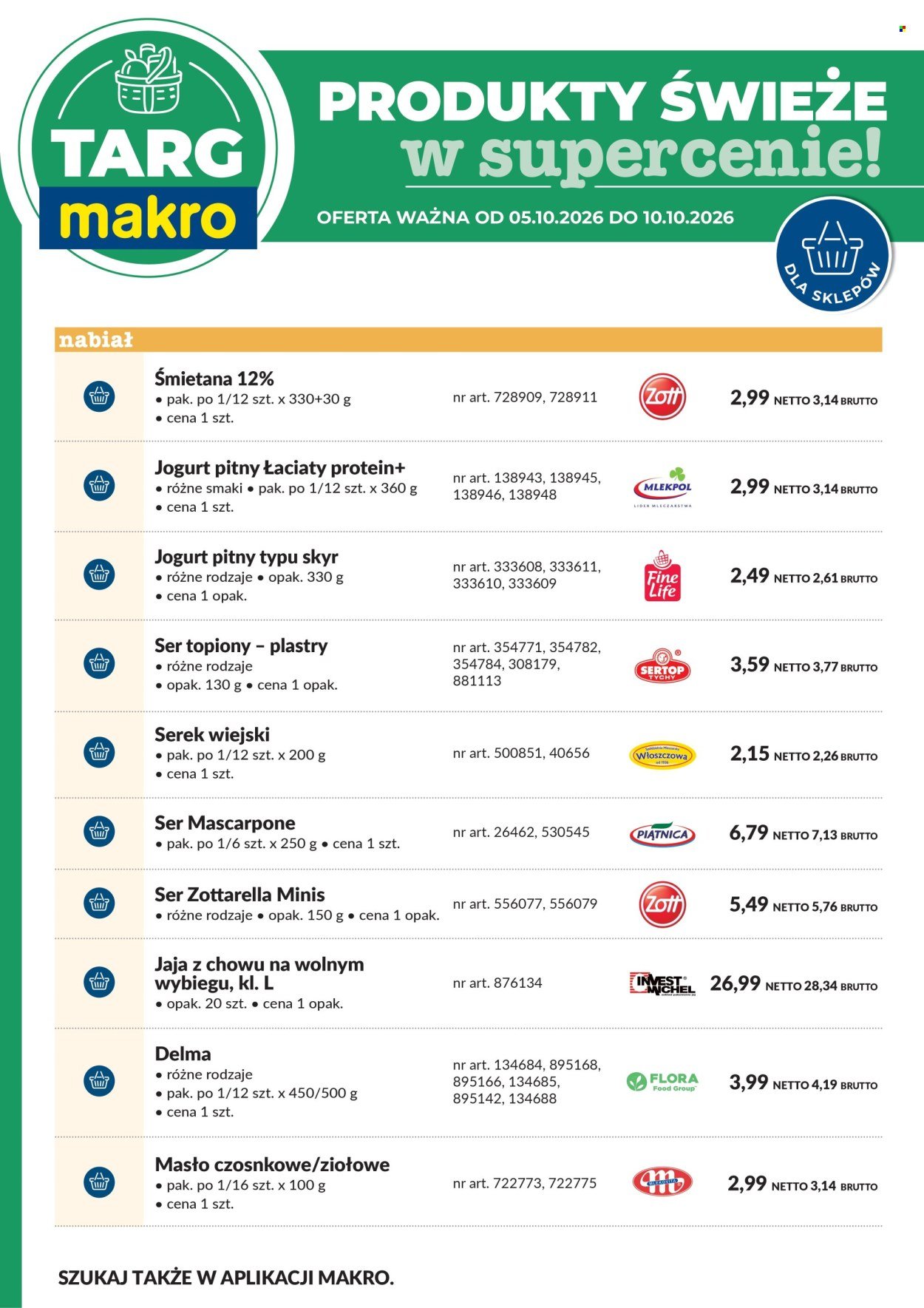 Gazetka MAKRO - Targ MAKRO - oferta świeża w super cenach!