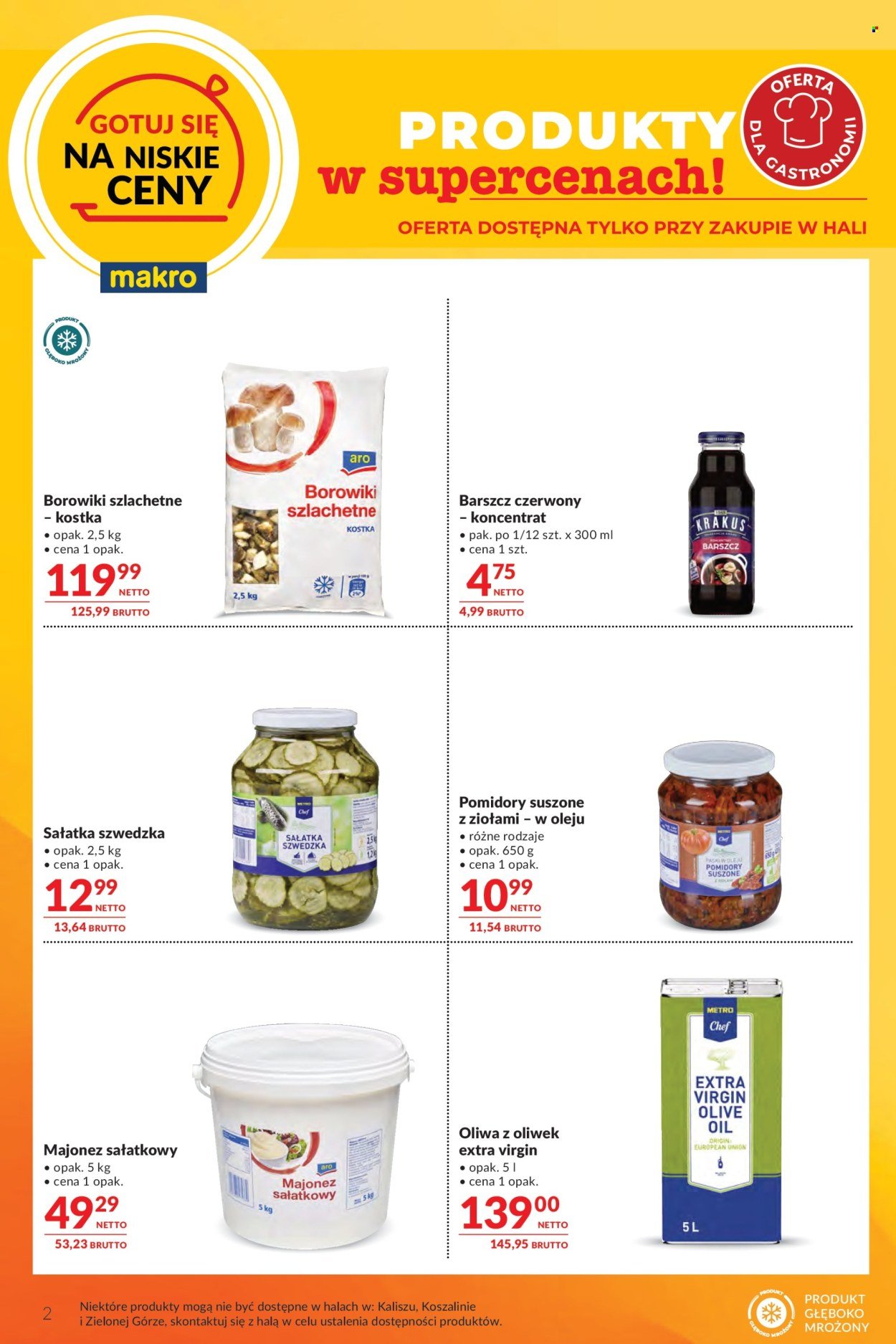 Gazetka MAKRO - Oferta dla Gastronomii
