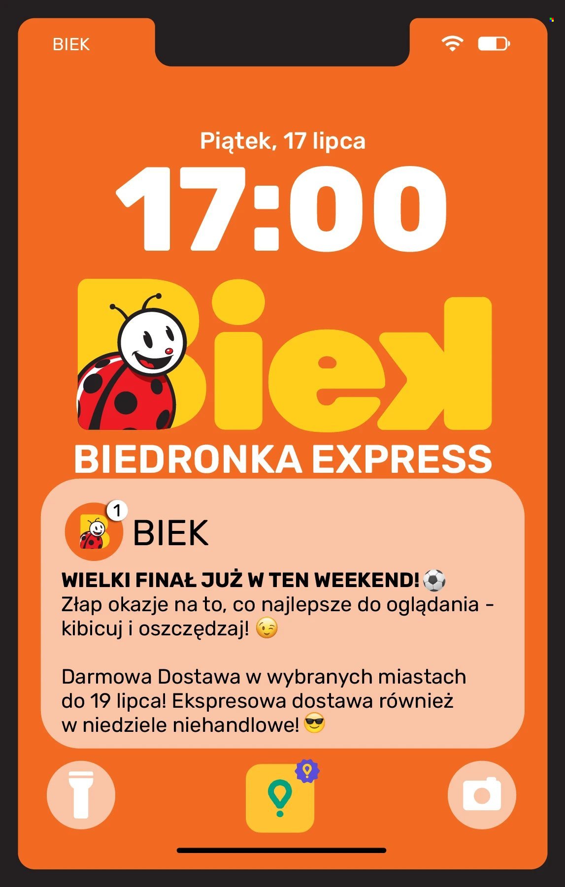 Gazetka BIEDRONKA - Kiek