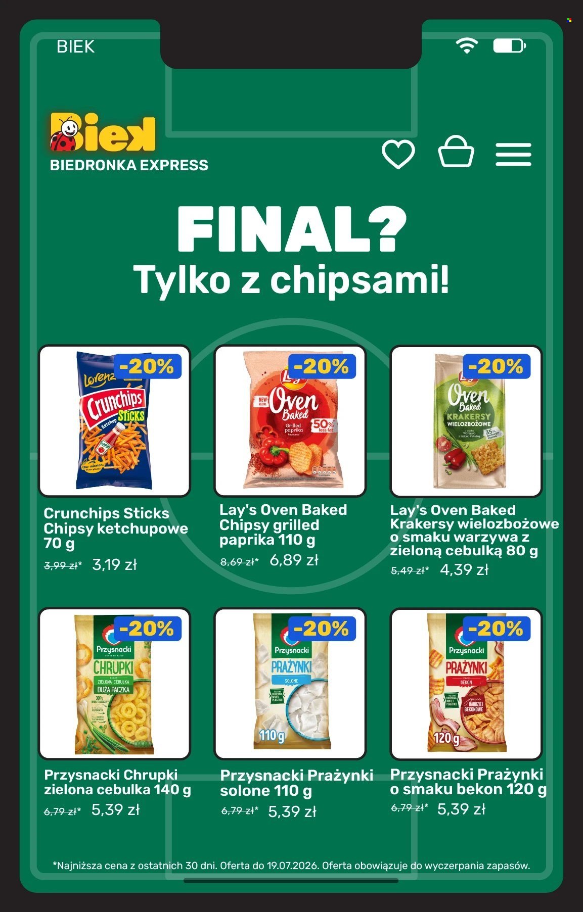 Gazetka BIEDRONKA - Kiek