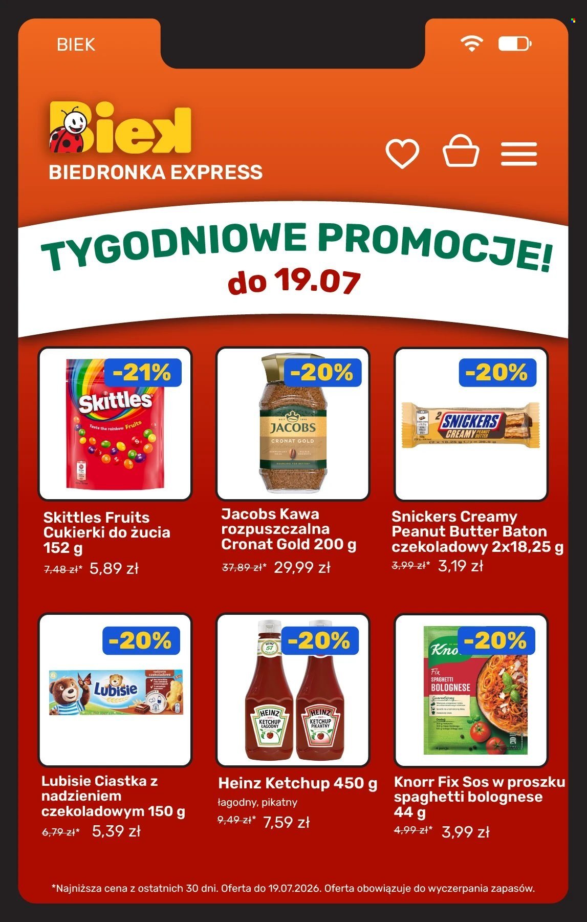 Gazetka BIEDRONKA - Kiek