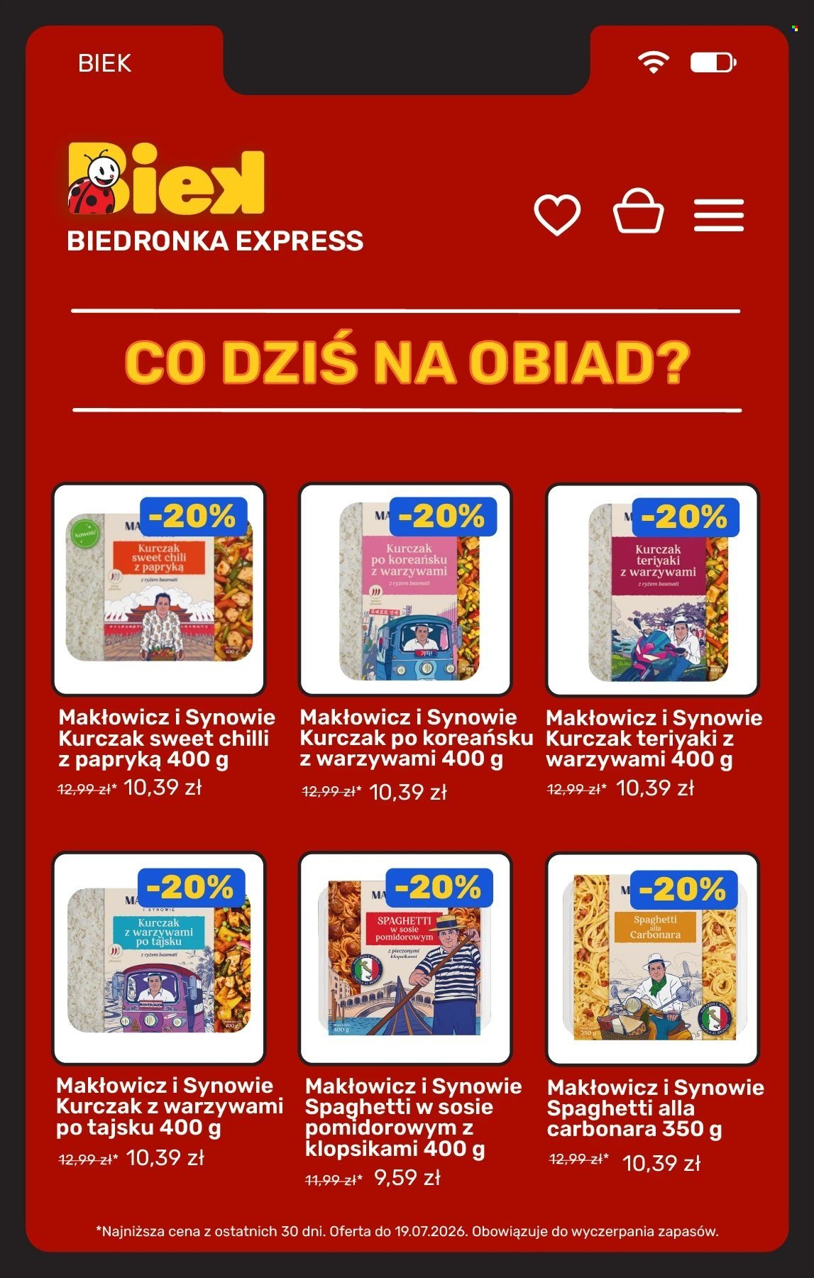 Gazetka BIEDRONKA - Kiek