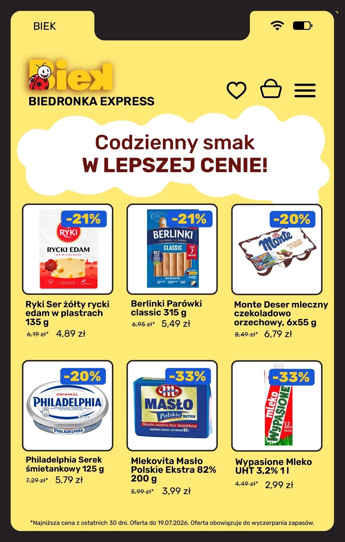 Gazetka BIEDRONKA - Kiek