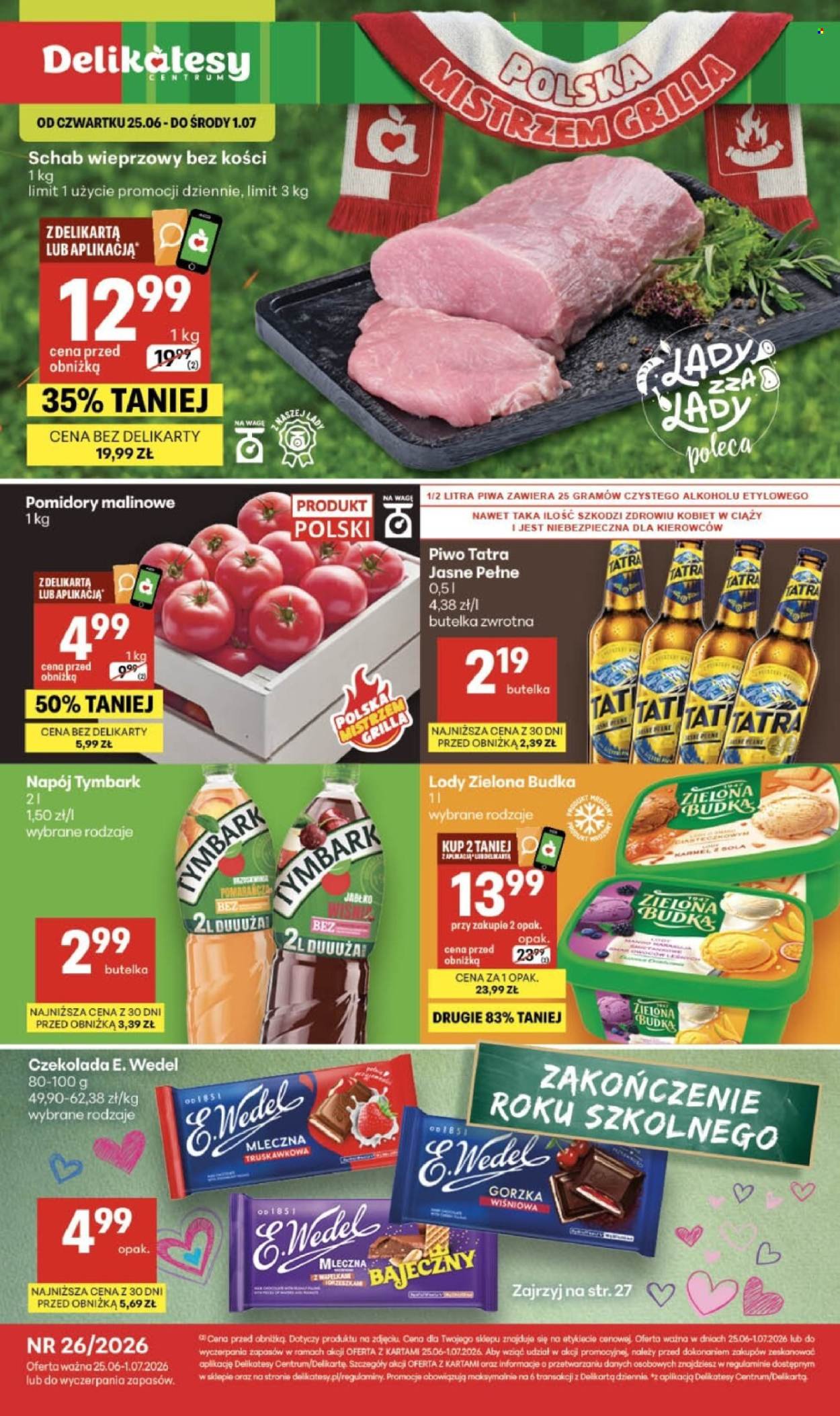 Gazetka DELIKATESY CENTRUM - Od czwartku 25.06.2026