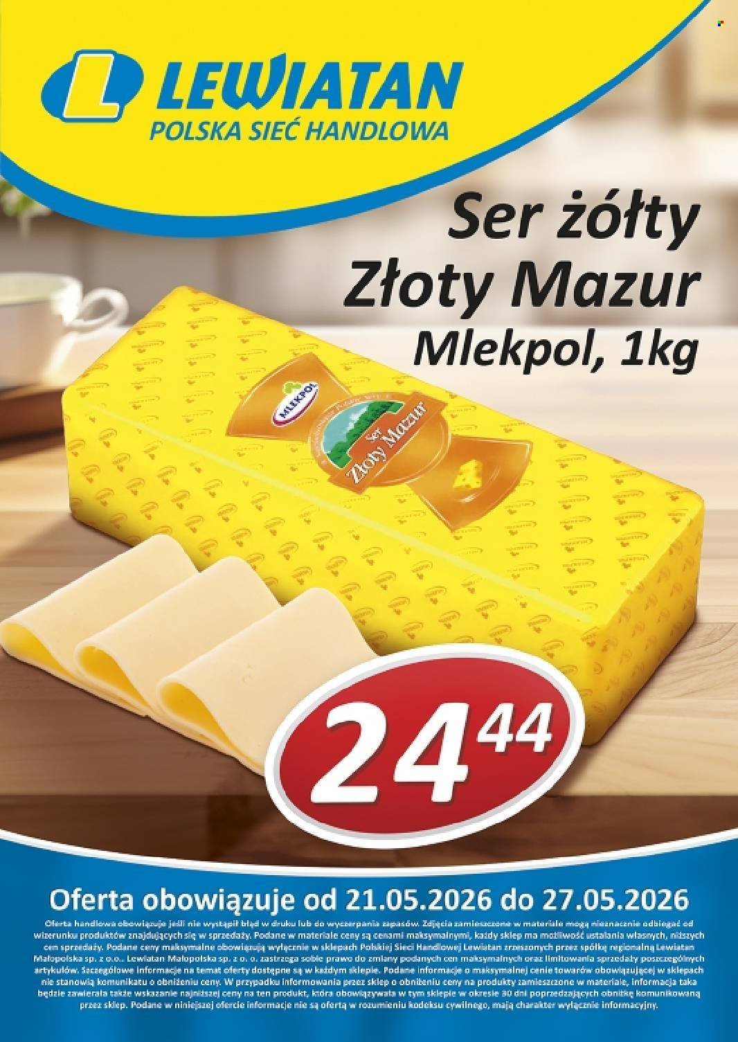 Gazetka LEWIATAN - Od czwartku 21.05.2026