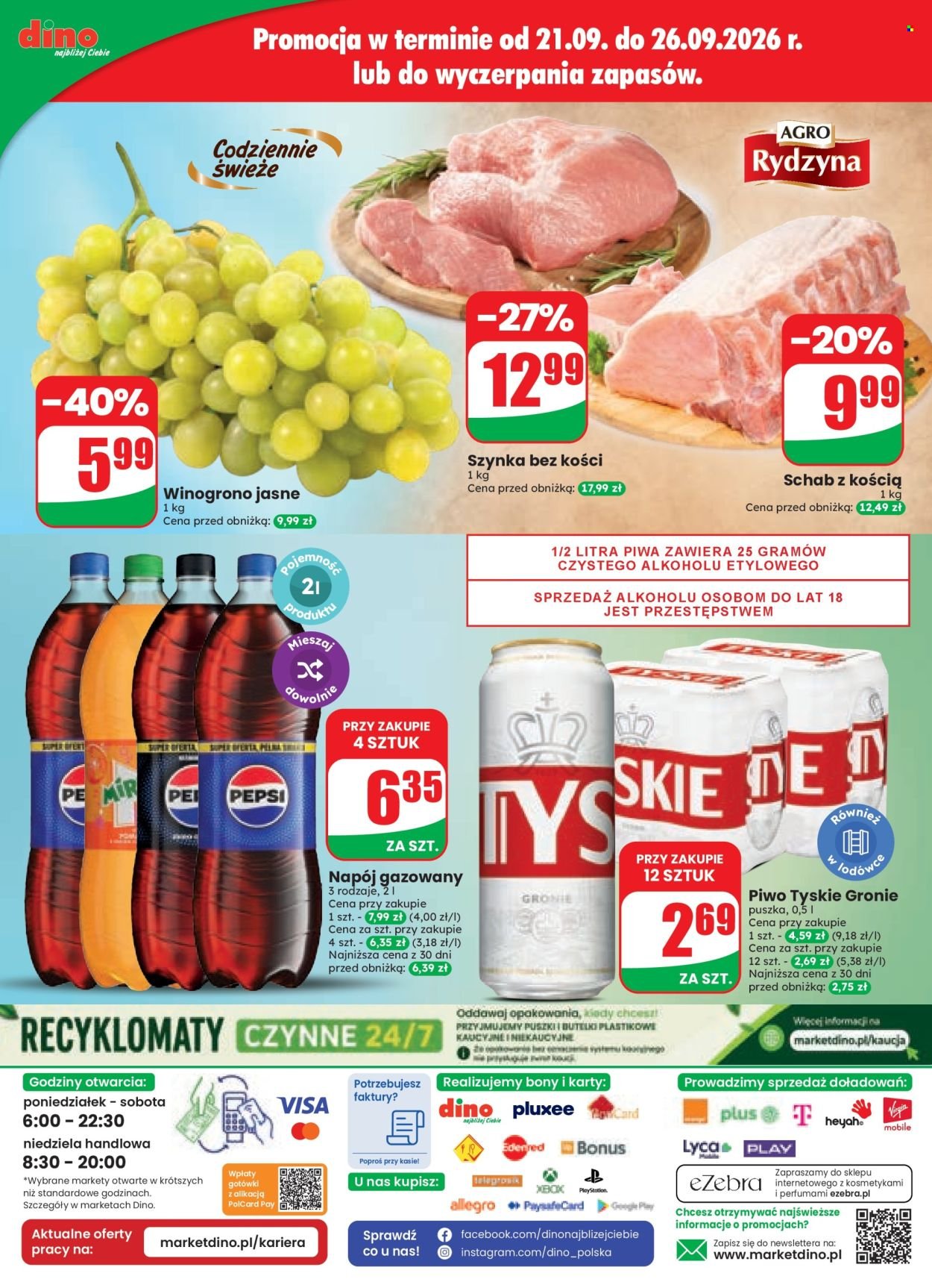 Gazetka DINO - Od środy 23.09.2026