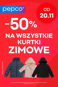 Gazetka PEPCO - -50% na wszystkie kurtki zimowe (2025-11-21)