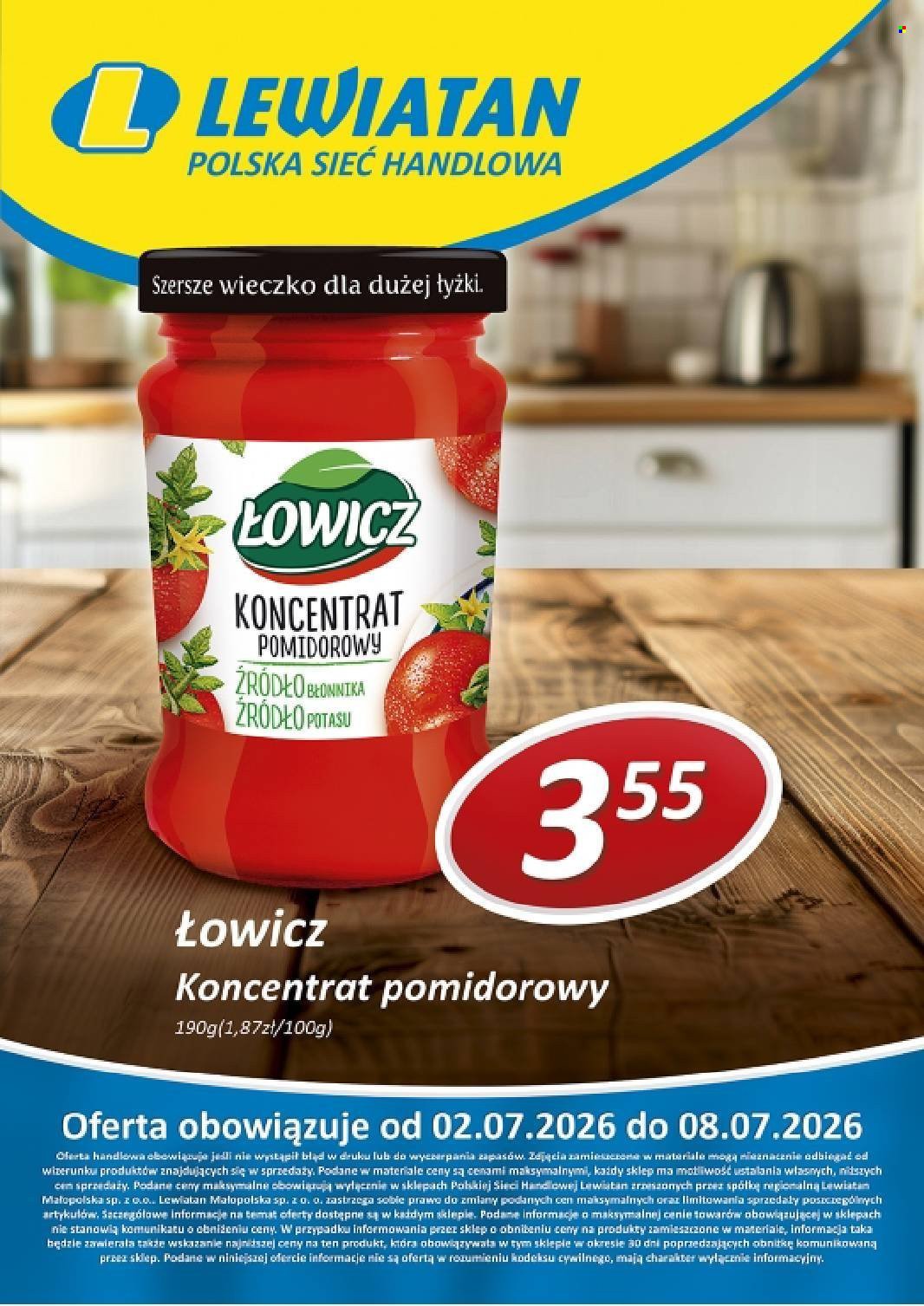 Gazetka LEWIATAN - Od czwartku 2.07.2026