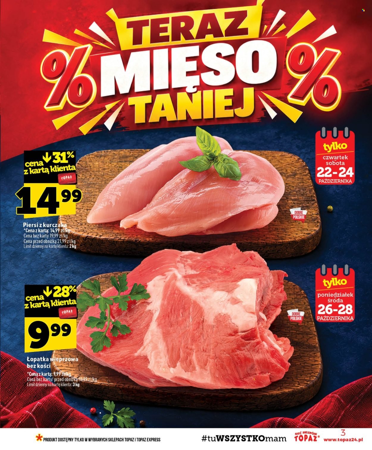 Gazetka TOPAZ - Od czwartku 22.10.2026