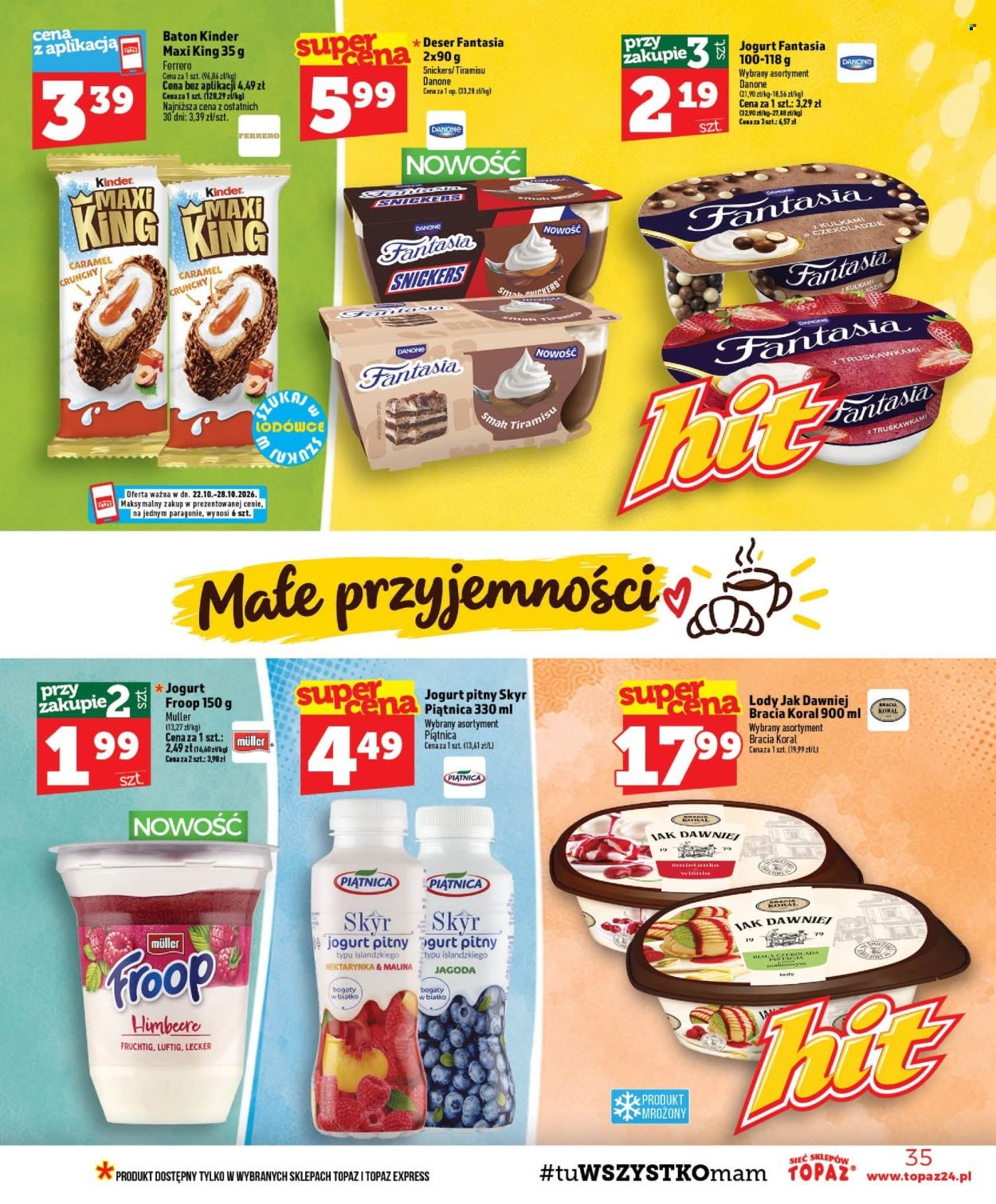 Gazetka TOPAZ - Od czwartku 22.10.2026