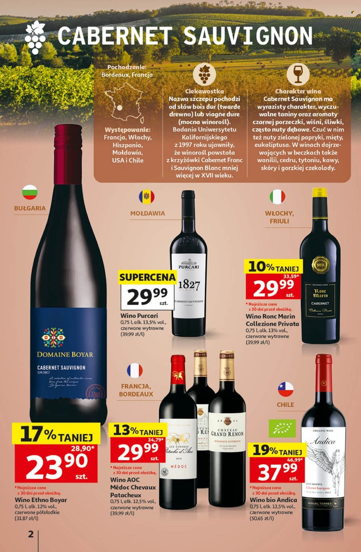 Gazetka AUCHAN - Wino