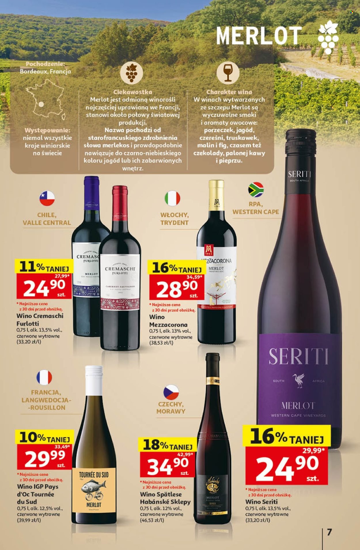 Gazetka AUCHAN - Wino