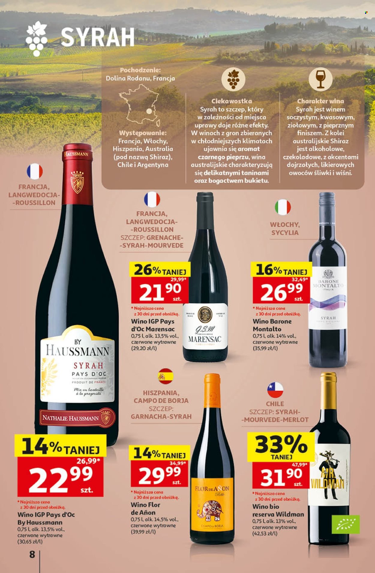 Gazetka AUCHAN - Wino