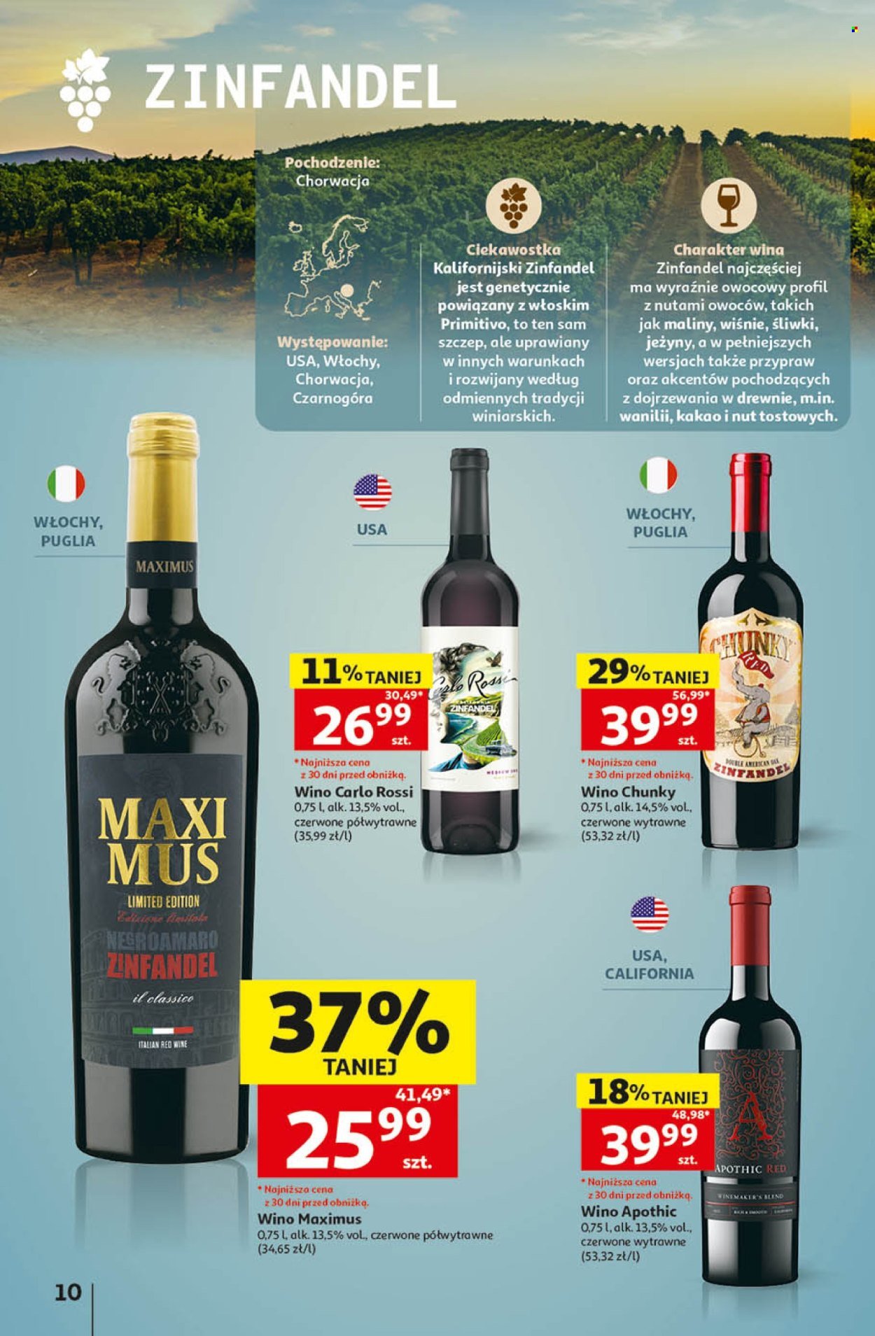 Gazetka AUCHAN - Wino