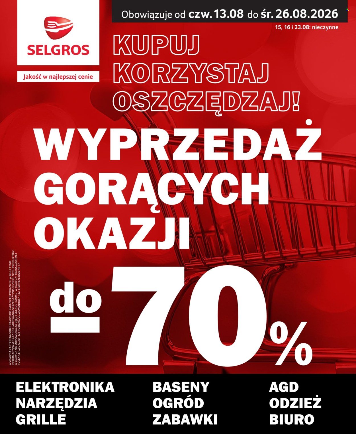 Gazetka SELGROS - Totalna Wyprzedaż