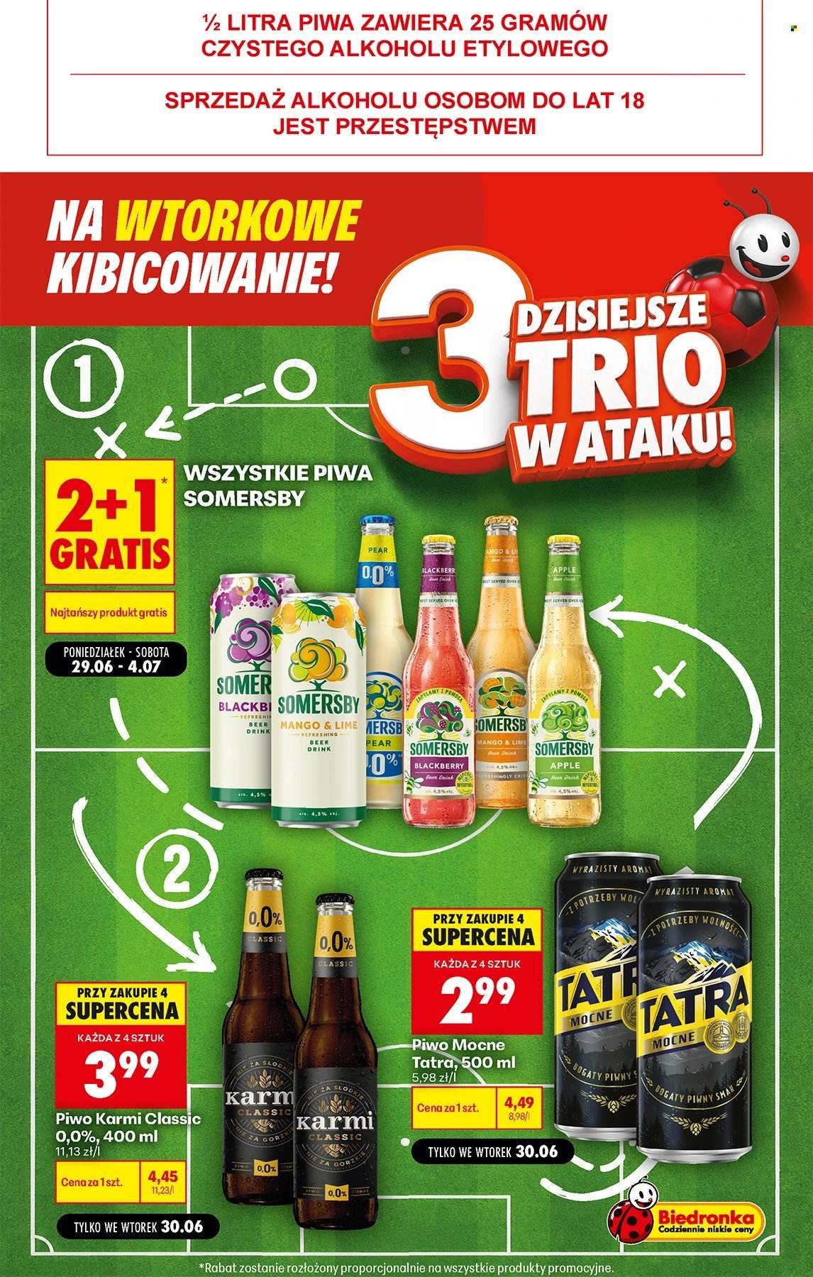 Gazetka BIEDRONKA - Na wtorkowe kibicowanie