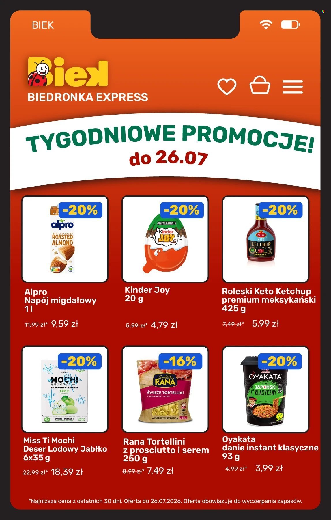Gazetka BIEDRONKA - Biek