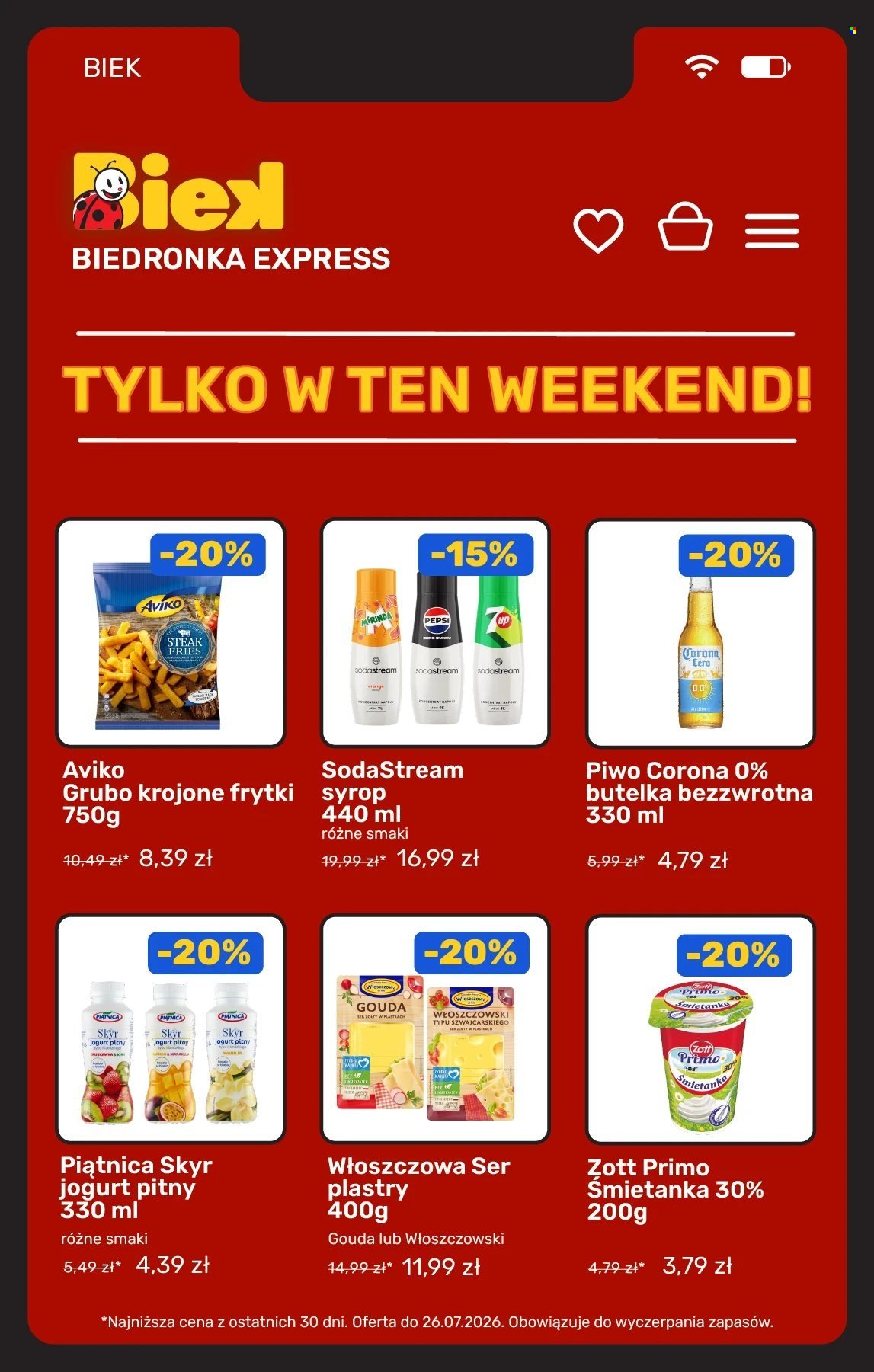 Gazetka BIEDRONKA - Biek