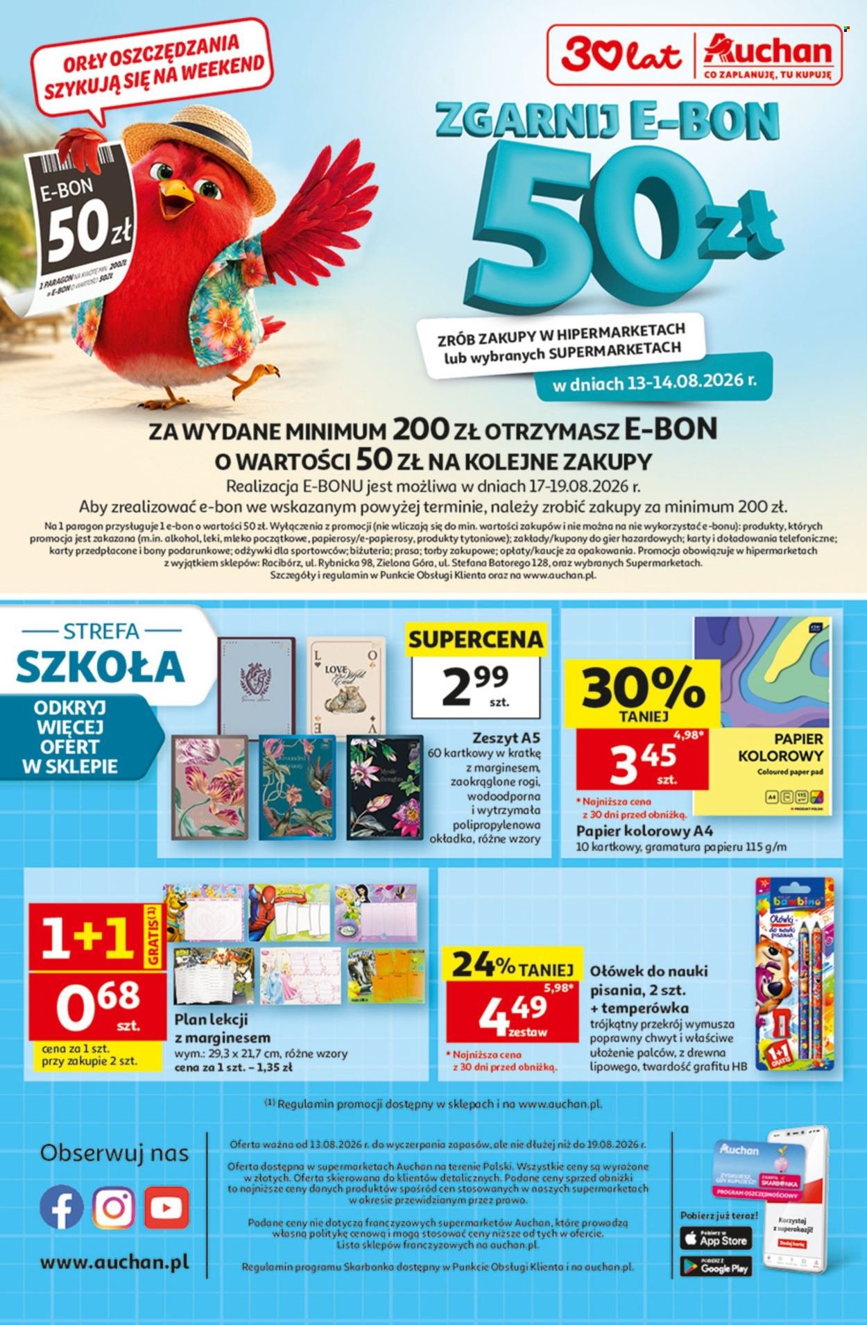 Gazetka AUCHAN - 30 Lat