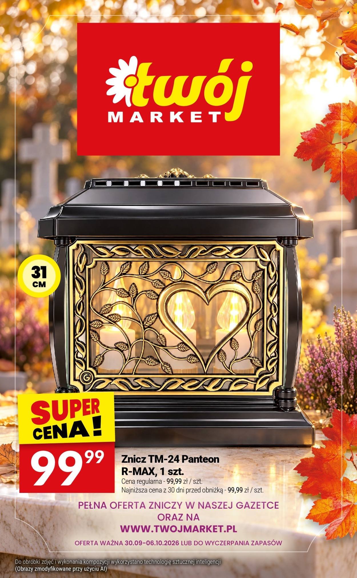 Gazetka TWÓJ MARKET - Katalog zniczy 40/2026