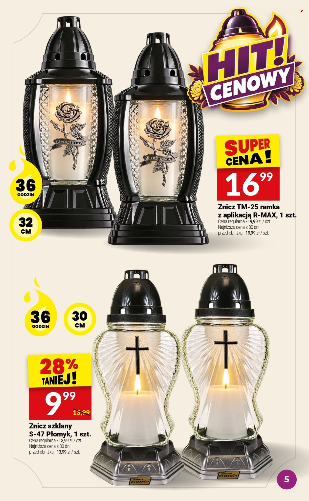 Gazetka TWÓJ MARKET - Katalog zniczy 40/2026