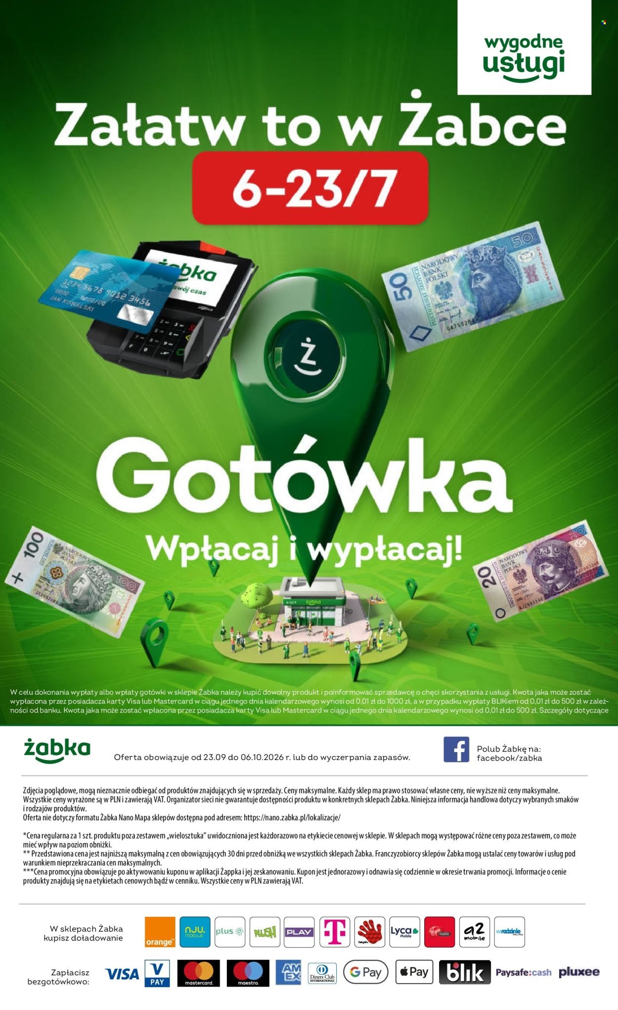 Gazetka ŻABKA - Od środy 23.09.2026