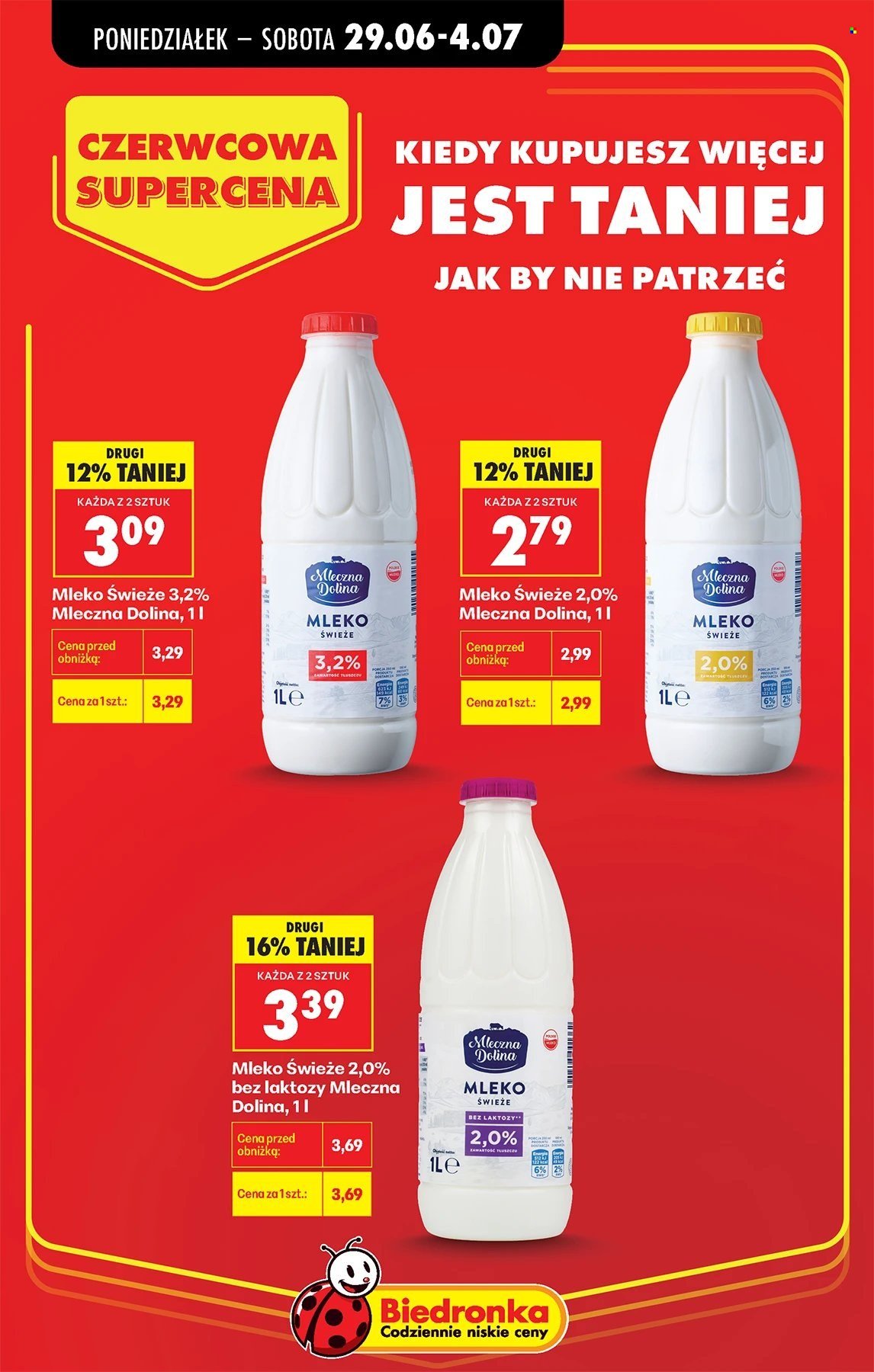 Gazetka BIEDRONKA - W tym tygodniu od poniedziałku