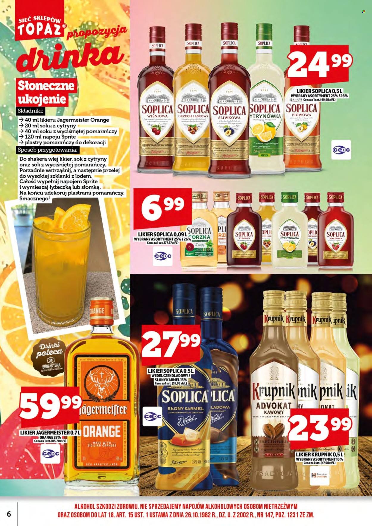 Gazetka TOPAZ - Od poniedziałku 17.08.2026