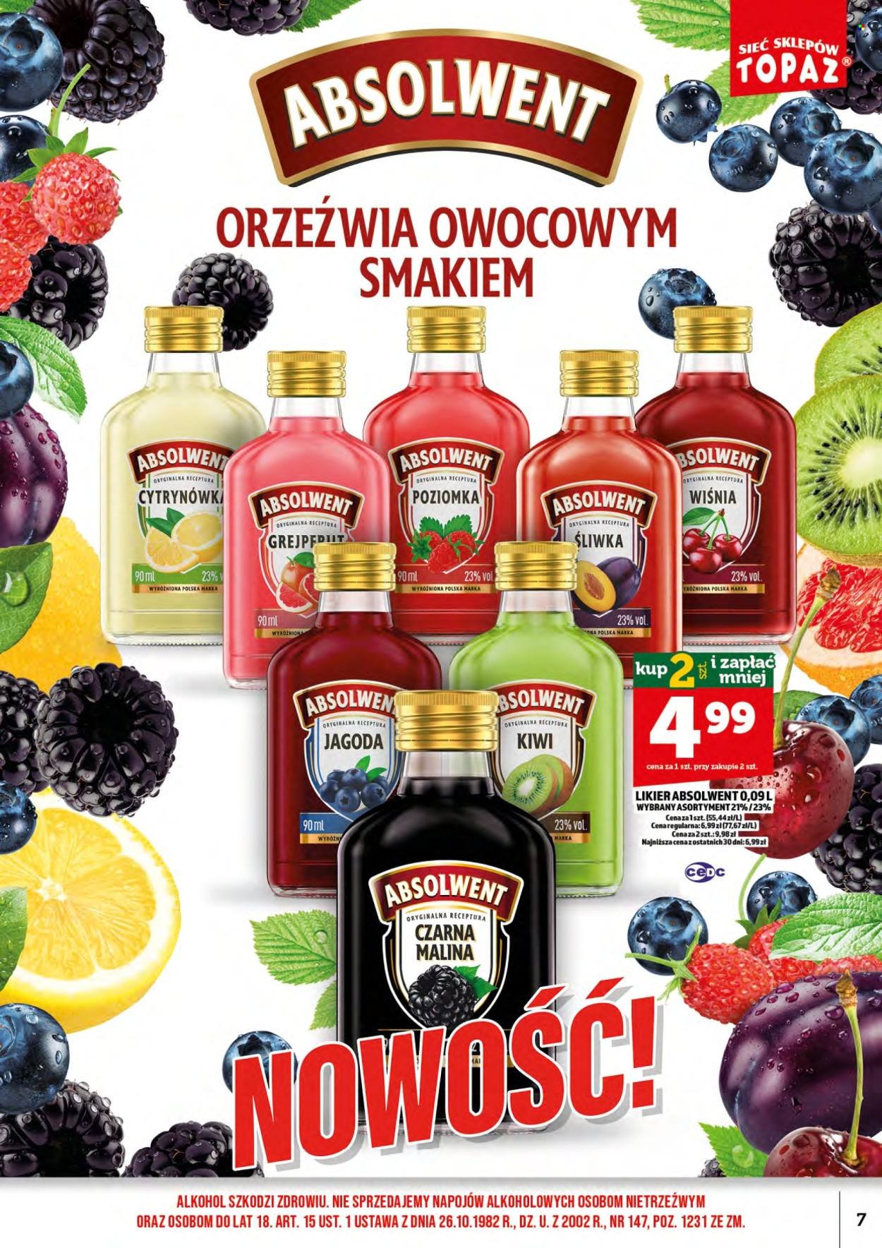 Gazetka TOPAZ - Od poniedziałku 17.08.2026