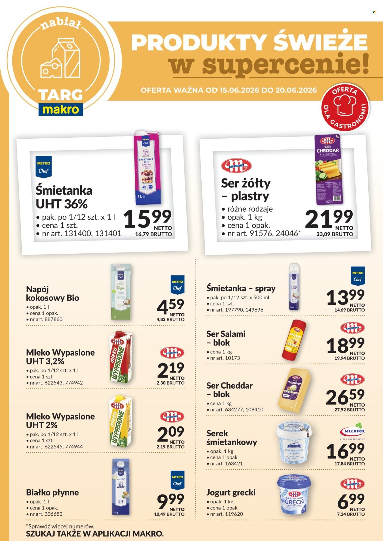 Gazetka MAKRO - Targ MAKRO - oferta świeża w super cenach!