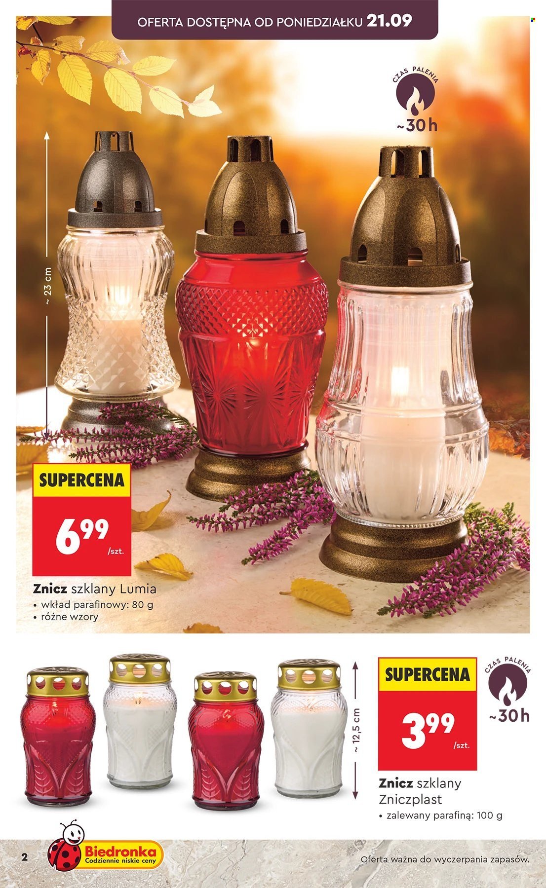 Gazetka BIEDRONKA - Znicze
