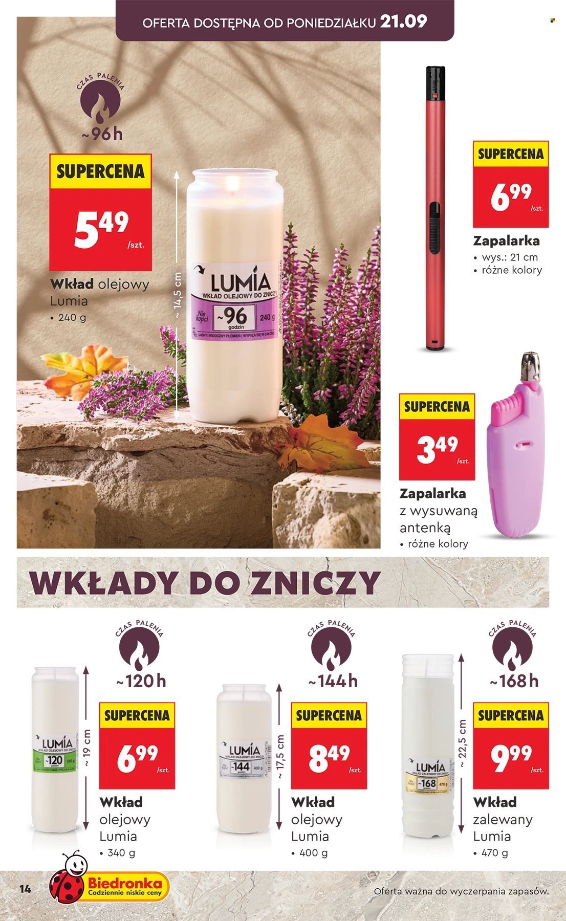Gazetka BIEDRONKA - Znicze