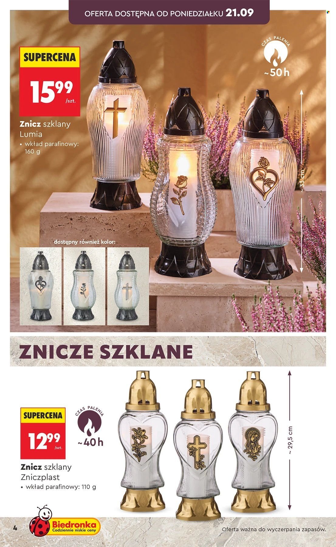 Gazetka BIEDRONKA - Znicze