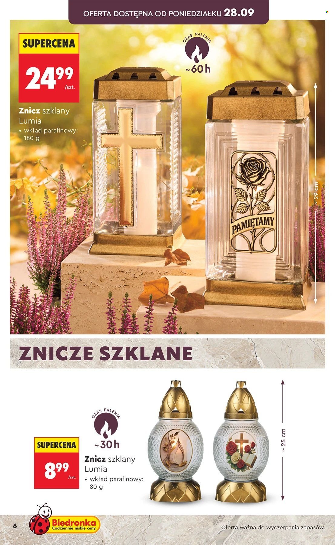Gazetka BIEDRONKA - Znicze