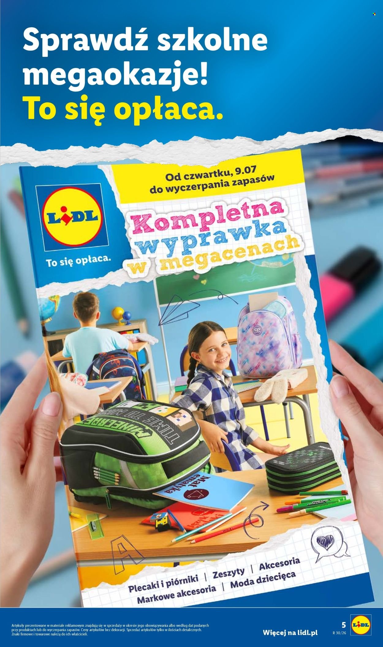 Gazetka LIDL - Kompletna wyprawka w megacenach