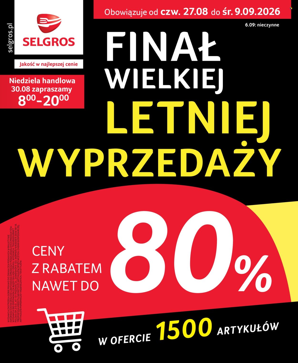 Gazetka SELGROS - Totalna Wyprzedaż