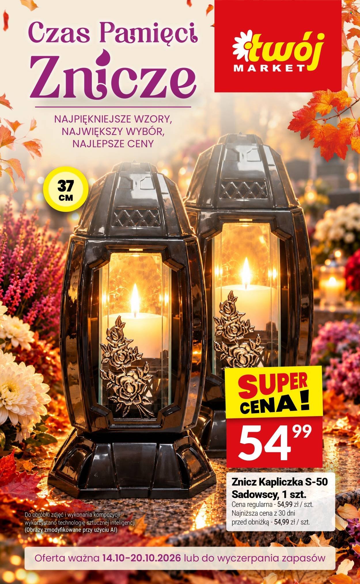 Gazetka TWÓJ MARKET - Katalog zniczy 42/2026