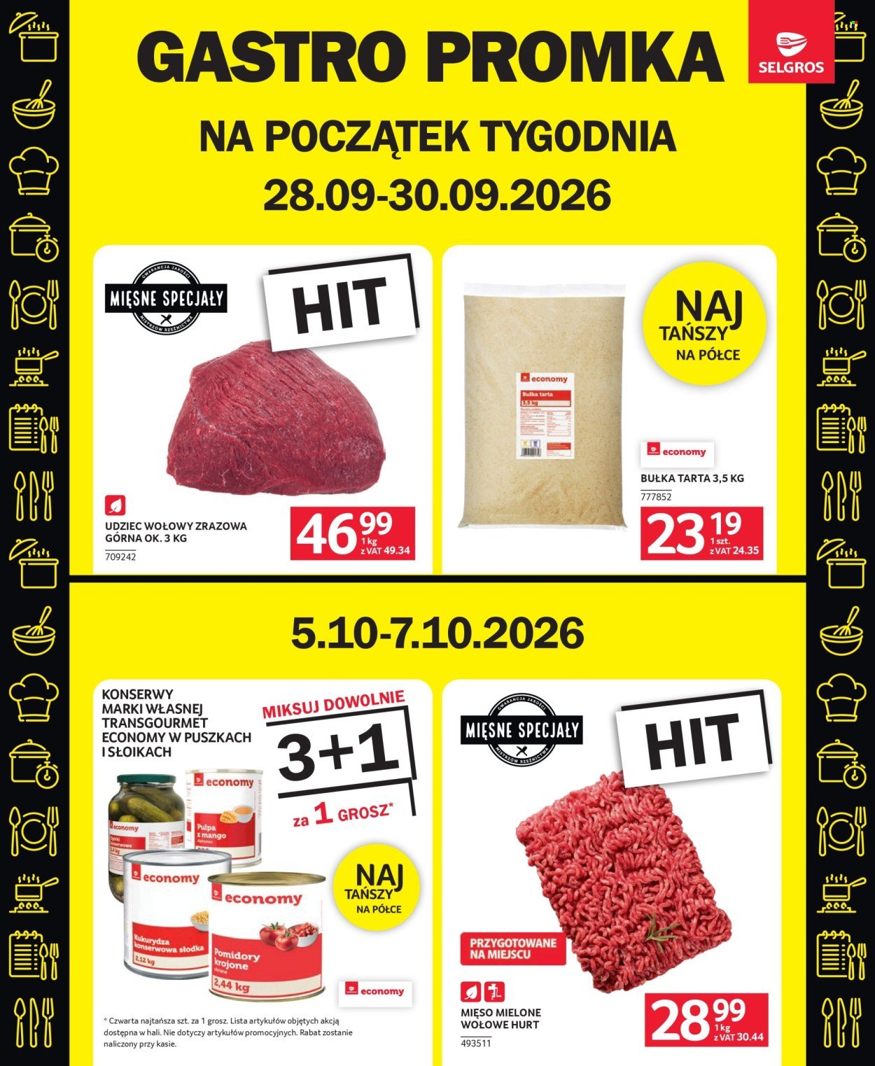 Gazetka SELGROS - Oferta dla gastronomii