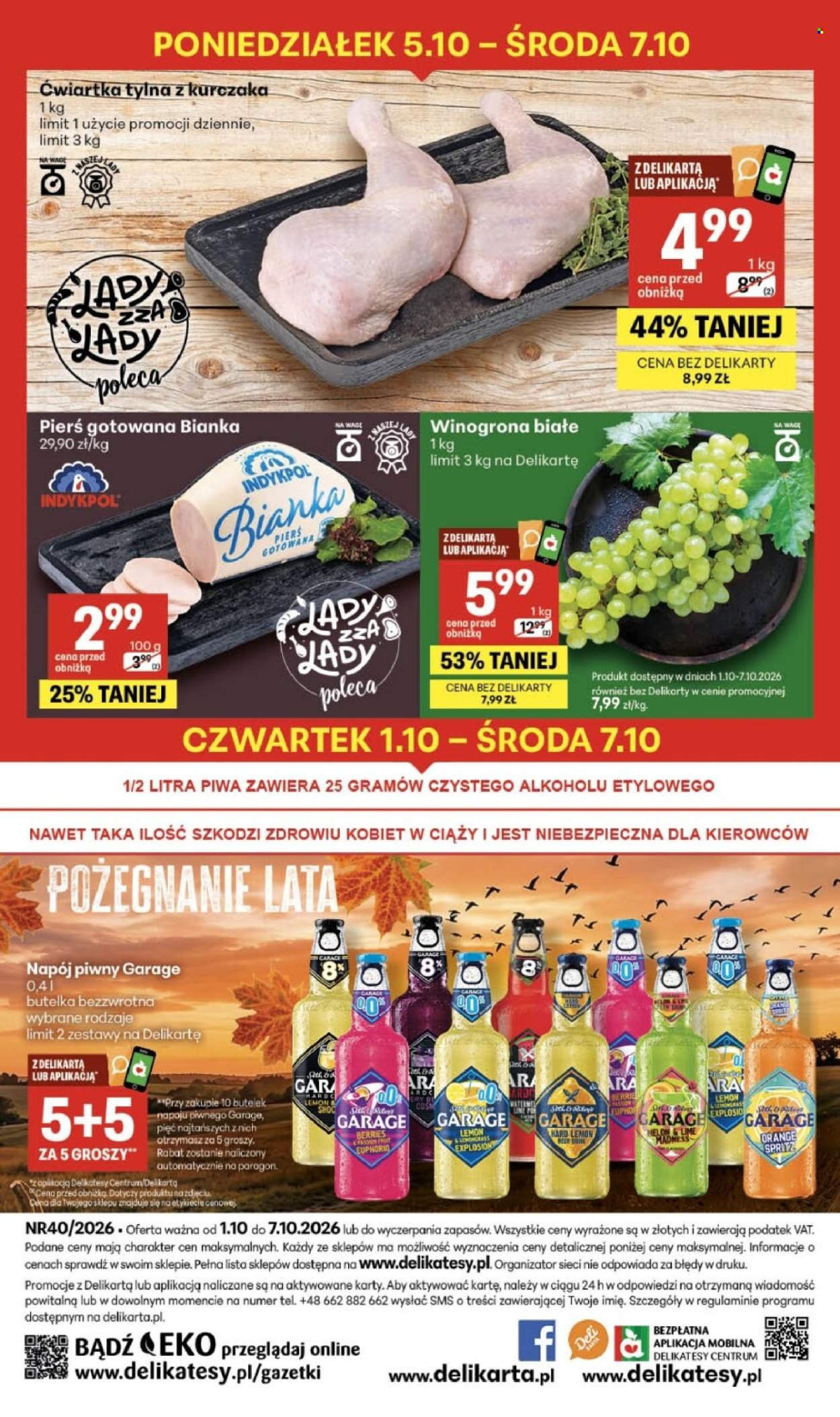 Gazetka DELIKATESY CENTRUM - Od czwartku 1.10.2026
