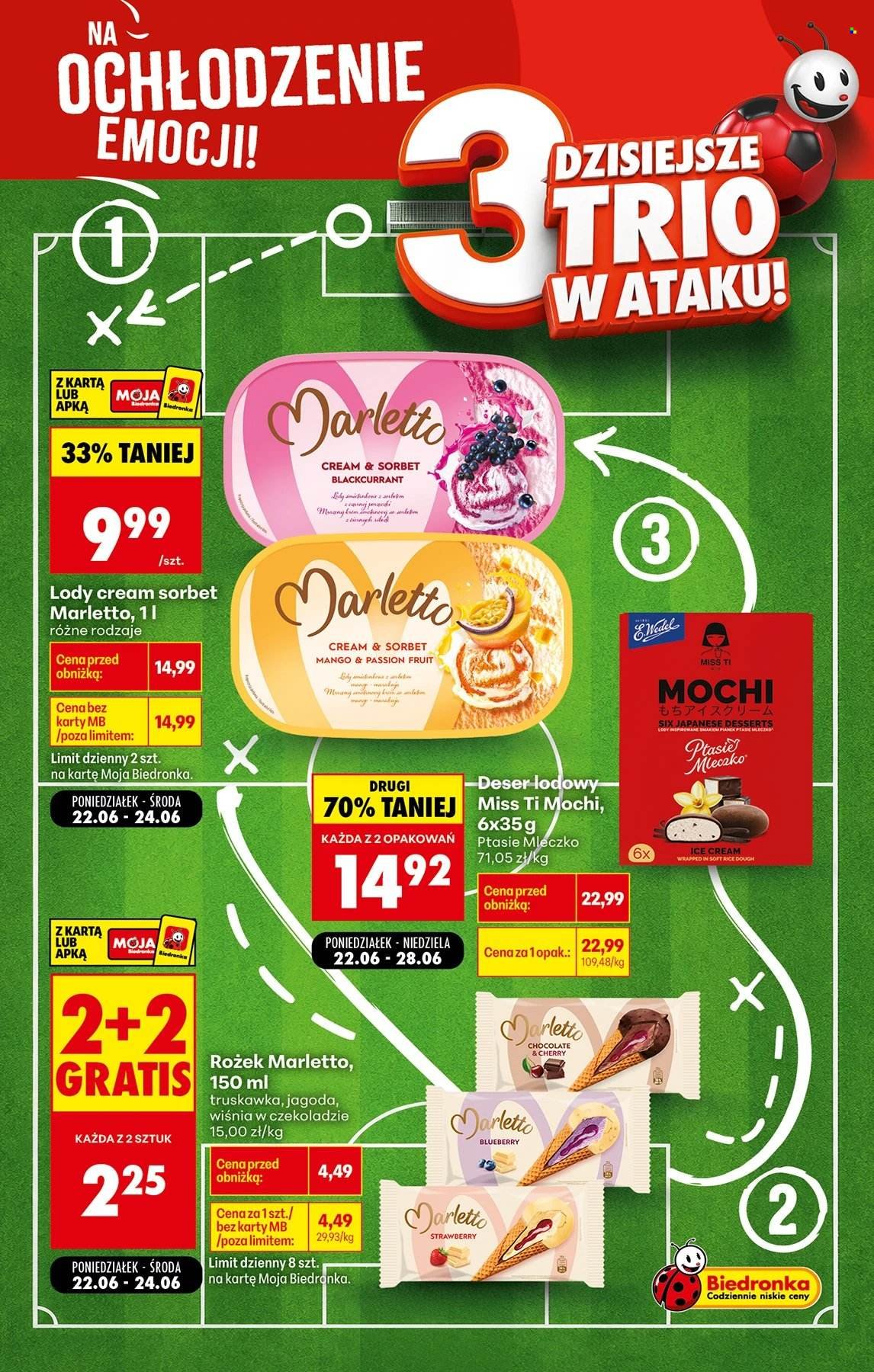 Gazetka BIEDRONKA - Na poniedziałkowe kibicowanie