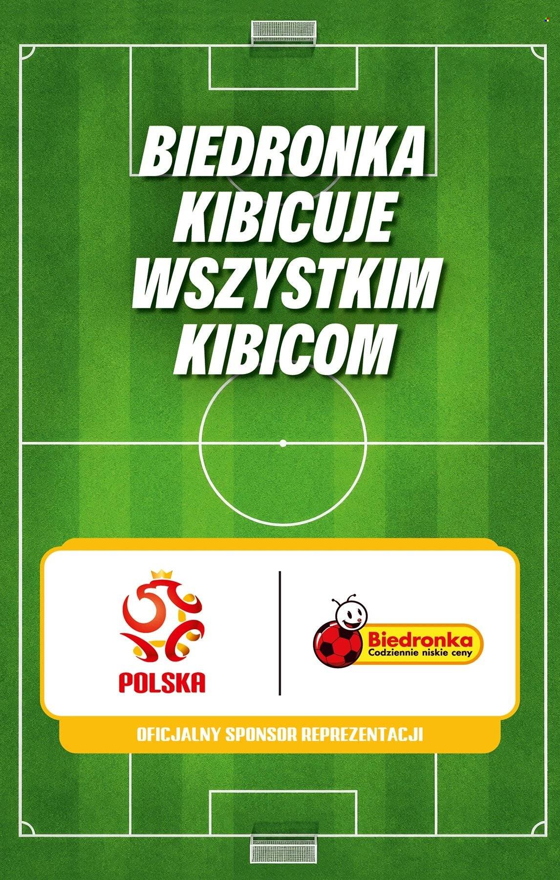 Gazetka BIEDRONKA - Na poniedziałkowe kibicowanie
