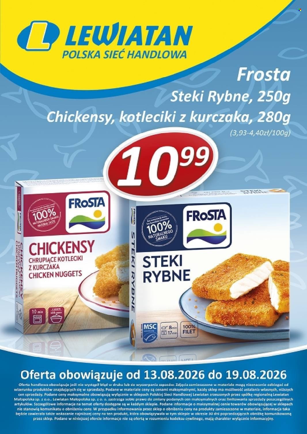 Gazetka LEWIATAN - Od czwartku 13.08.2026